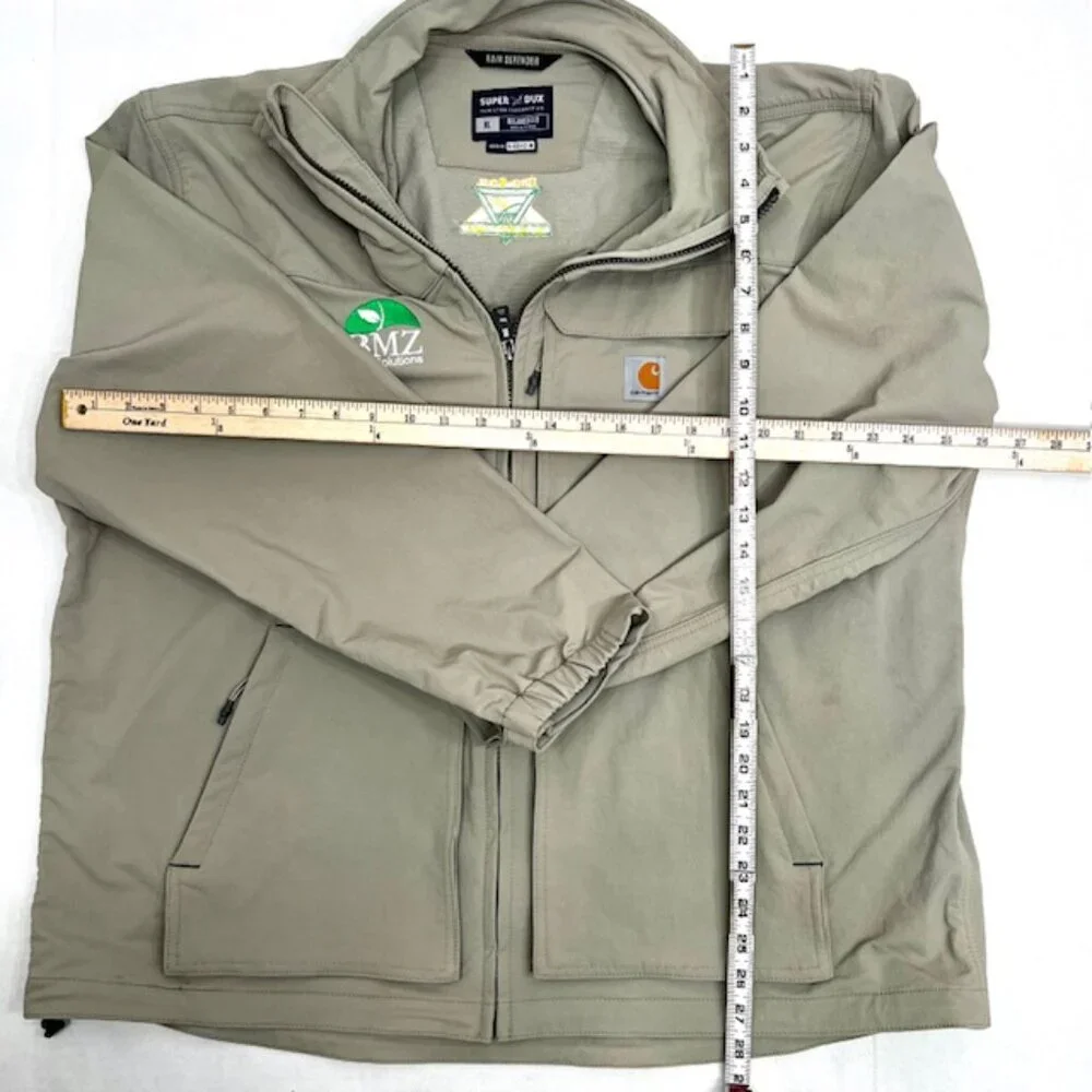 VTG Carhartt XL Rain Defender Jacket Super Dux  Relaxed Light Gray3rd Party( 92) - Picture 7 of 7